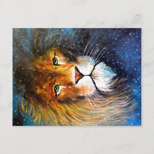 Leo, der Löwenstar. Postkarte
