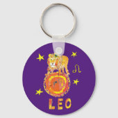 Leo der Löwenstar-Schlüsselring Schlüsselanhänger (Vorderseite)