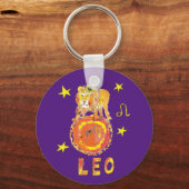 Leo der Löwenstar-Schlüsselring Schlüsselanhänger (Vorderseite)
