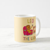 Leo, der niedliche Löwe aus dem Löwenzwerg Kaffeetasse (VorderseiteRechts)