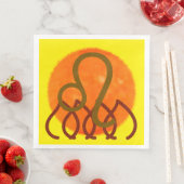 Leo-Dinner-Serviette Serviette (Beispiel)