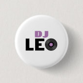 Leo DJ Button (Vorderseite)
