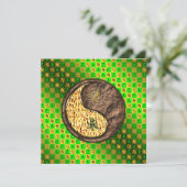 Leo & Earth Goat Karte (Stehend Vorderseite)