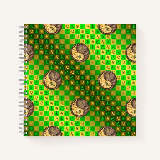 Leo & Earth Goat Notizblock (Vorderseite)