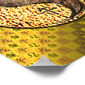 Leo & Earth Horse Poster (Ecke)