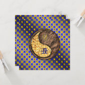 Leo & Earth Ox Karte (Vorderseite/Rückseite Beispiel)