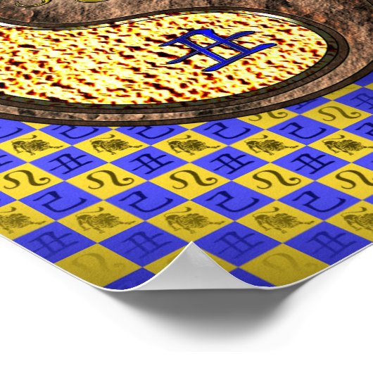 Leo & Earth Ox Poster (Ecke)