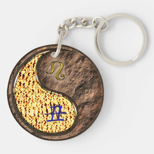 Leo & Earth Ox Schlüsselanhänger (Rückseite)