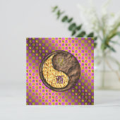 Leo & Earth Rooster Karte (Stehend Vorderseite)