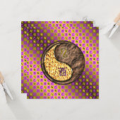 Leo & Earth Rooster Karte (Vorderseite/Rückseite Beispiel)