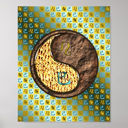 Leo & Earth Snake Poster (Vorne)