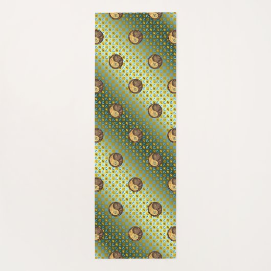 Leo & Earth Snake Yogamatte (Rückseite)