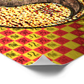 Leo & Earth Tiger Poster (Ecke)