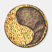 Leo & Erd-Affe Magnet (Vorne)