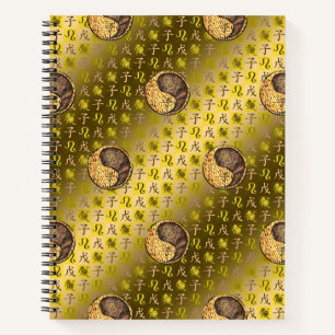 Leo & Erde Ratte Spiralblock Notizblock
