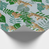 Leo Exotic Dschungel Geschenkpapier (Ecke)