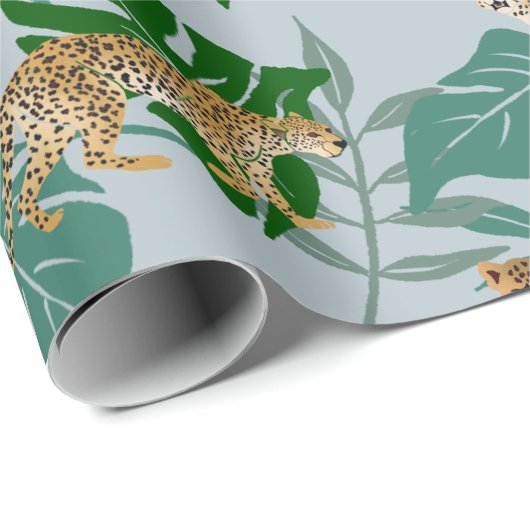 Leo Exotic Dschungel Geschenkpapier (Rolleneckpunkt)