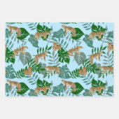 Leo Exotic Dschungel Geschenkpapier Set (Vorderseite 3)