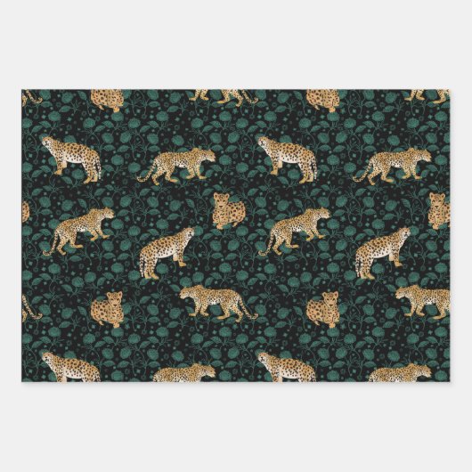 Leo Exotic Dschungel Geschenkpapier Set (Vorderseite 2)