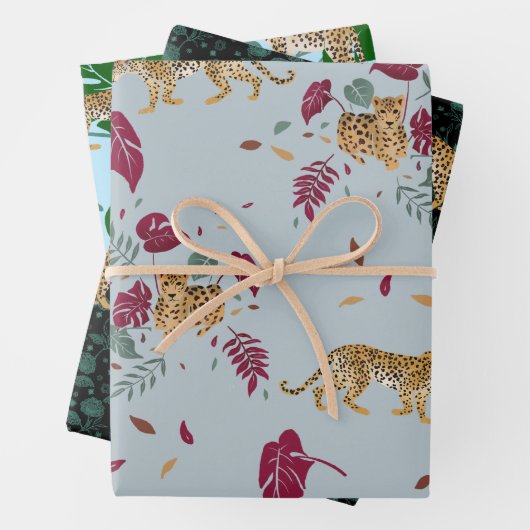 Leo Exotic Dschungel Geschenkpapier Set (Beispiel)
