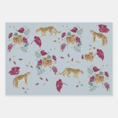 Leo Exotic Dschungel Geschenkpapier Set (Vorderseite)