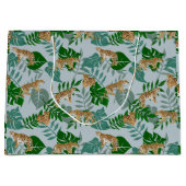 Leo Exotic Dschungel Große Geschenktüte (Vorderseite)