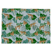 Leo Exotic Dschungel Große Geschenktüte (Rückseite)