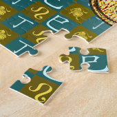 Leo & Feuer Schlange Puzzle (Seite)