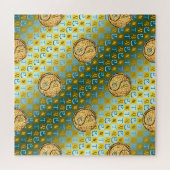 Leo & Feuer Schlange Puzzle (Horizontal)