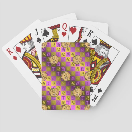 Leo & Feuerhahn Spielkarten (Rückseite)