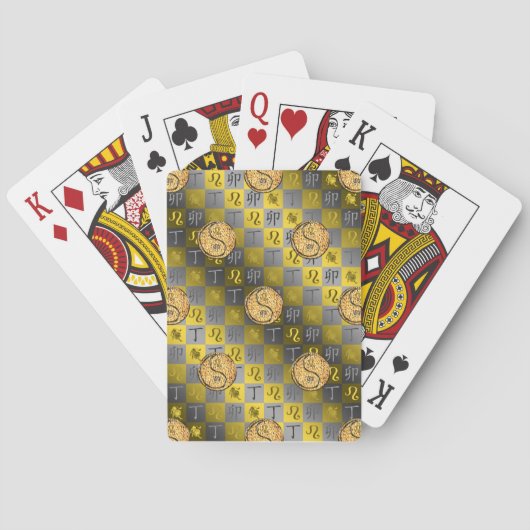 Leo & Feuerkaninchen Spielkarten (Rückseite)