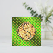 Leo & Fire Goat Karte (Stehend Vorderseite)