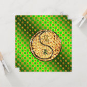 Leo & Fire Goat Karte (Vorderseite/Rückseite Beispiel)