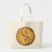 Leo & Fire Horse Jumbo Stoffbeutel (Vorne)