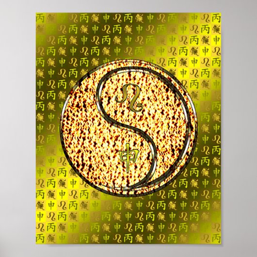Leo & Fire Monkey Poster (Vorne)