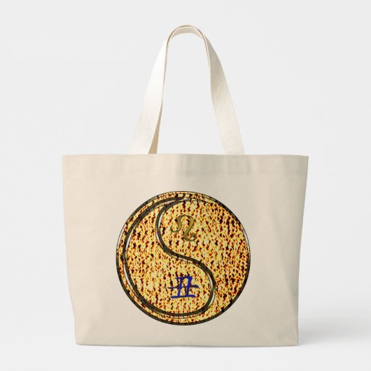 Leo & Fire Ox Jumbo Stoffbeutel (Rückseite)