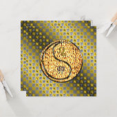 Leo & Fire Rabbit Karte (Vorderseite/Rückseite Beispiel)