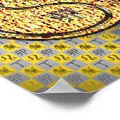 Leo & Fire Rabbit Poster (Ecke)