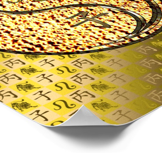 Leo & Fire Rat Poster (Ecke)