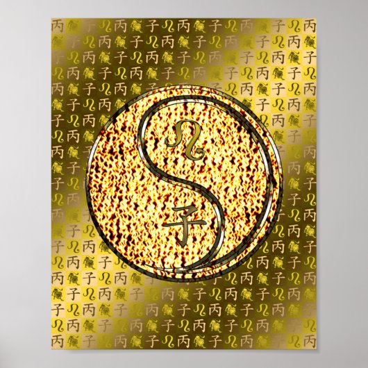 Leo & Fire Rat Poster (Vorne)