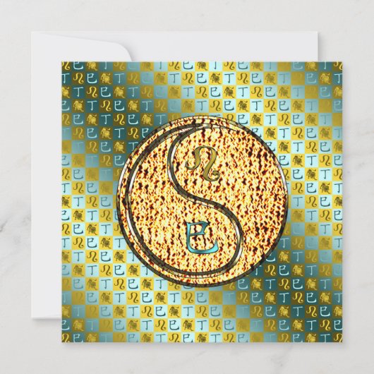 Leo & Fire Snake Karte (Vorderseite)