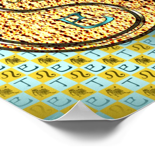 Leo & Fire Snake Poster (Ecke)