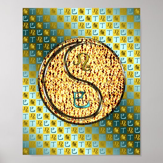 Leo & Fire Snake Poster (Vorne)