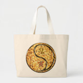 Leo & Fire Tiger Jumbo Stoffbeutel (Vorne)