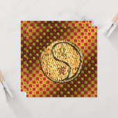 Leo & Fire Tiger Karte (Vorderseite/Rückseite Beispiel)