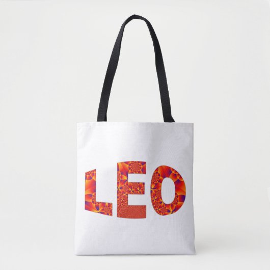 Leo - Firey Orange Yellow Blue Tasche (Vorderseite)