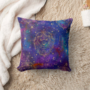 Leo Galaxy Throw Kissen