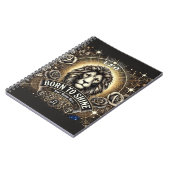 Leo "Geboren zu Shine" Spiral Notebook Notizblock (Linke Seite)