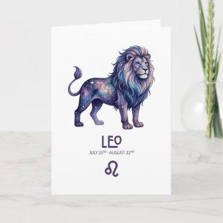 Leo Geburtstagskarte Feiertagskarte