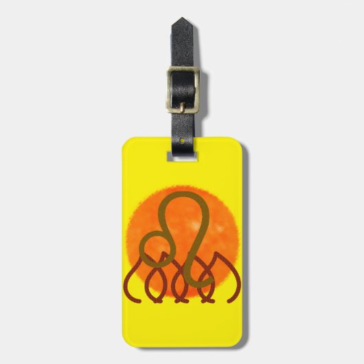 Leo Gepäckanhänger (Vorderseite vertikal)